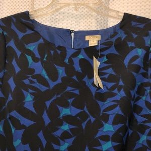Blue floral dress J Crew NWT